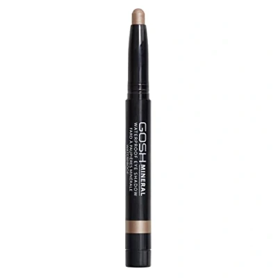 Obrázek GOSH Mineral Waterproof Eye Shadow I otočná tužka na oční stíny s krémovou texturou pro snadné nanášení a intenzivní barevný výsledek voděodolná, dlouhotrvající &amp; bez parfému 002 Golden Brown