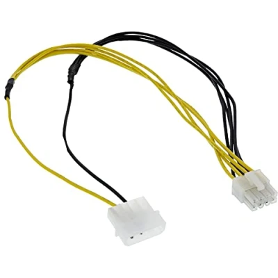 Obrázek InLine 26630 Stromadapter, 4pol zu 8pol, Netzteil Mainboard, 0,45m