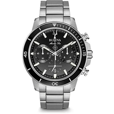Obrázek Bulova Pánské hodinky quartzové s náramkem z ušlechtilé oceli 96B272, stříbrná, Sport