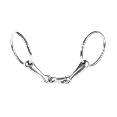 Obrázek Harry&#039;s Horse Loose ring snaffle, french mouth with flat link, 20mm