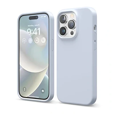 Obrázek elago Kompatibilní s iPhone 14 Pro, tekutý silikonový obal, ochranné pouzdro na celé tělo, nárazuvzdorné, tenké mobil, odolné proti poškrábání, měkká podšívka z mikrovlákna, 6,1 palců (15,5