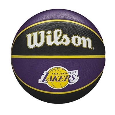 Obrázek Wilson Basketball NBA TEAM TRIBUTE, LA LAKERS, Outdoor, guma, velikost: 7