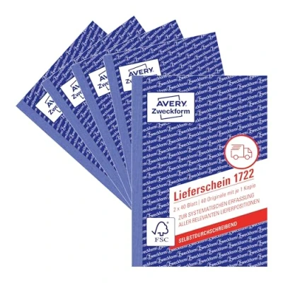 Obrázek Avery Zweckform 1720 rozsah Průkazu 5 kusů