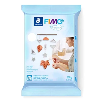 Obrázek STAEDTLER 8131 0 FIMOair Light Extra Air Drying Modelling Clay, 250 g White (Pack of 1)