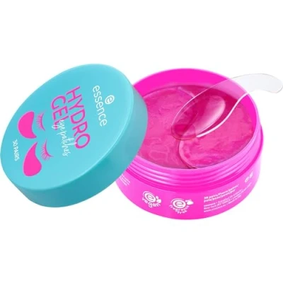 Obrázek essence cosmetics HYDRO GEL eye patches 30 párů, péče o oči, růžová, hydratační, vyživující, relaxační, osvěžující, veganská, bez oleje, parfému, alkoholu, balení 1 ks (30 párů)