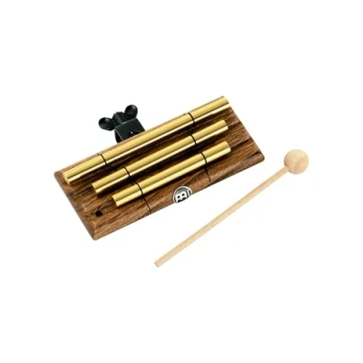 Obrázek Meinl Percussion Mountable Series Chime 3řadá montovatelná včetně paličky dřevo a hliník, přírodní zlatá (CH3)