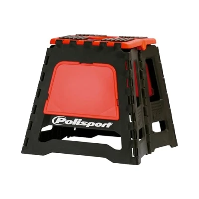 Obrázek Polisport 8981500004 Chevalet pliant en polypropylène et Caoutchouc, léger facile à Transporter Avec le Logo peint Relief. Conception de Couleur Rouge