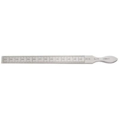 Obrázek Starrett 270 7/16 palců x 6 1/4 palce Taper Gauge a milimetry stupnice