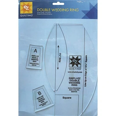 Obrázek Simpli EZ 8829419 Double Wedding Ring Quiltová předloha