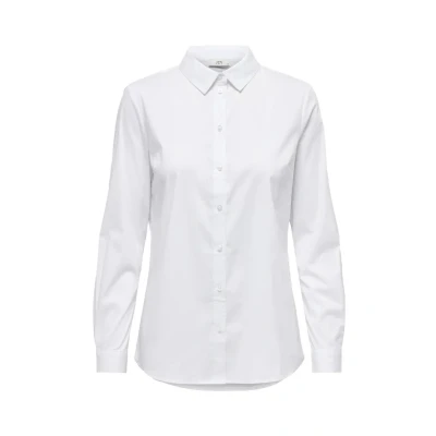 Obrázek JACQUELINE de YONG Dámské Jdymio L/S tričko WVN Noos halenka, bílá (White)