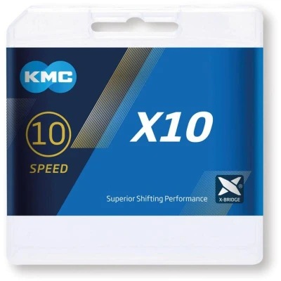 Obrázek KMC X 10.93 balený stříbrno šedá (10s) Řetěz