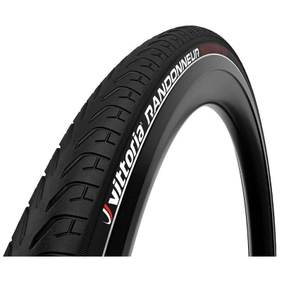 Obrázek Vittoria Randonneur 700x40c (42 622) drát černá reflex Plášť