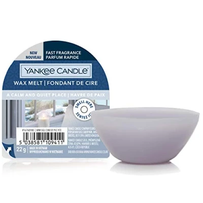 Obrázek Yankee Candle Duftwachs Wax Melts A Calm &amp; Quiet Place bis zu 8 Stunden Duft 1 Stück, Klein, Grau