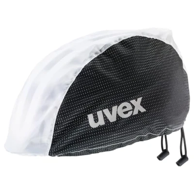 Obrázek uvex rain cap cyklistická čepice větruodolná a vodoodpudivá flexibilní tvar black white L/XL
