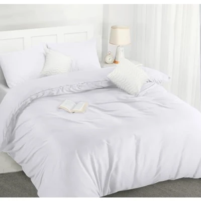 Obrázek Utopia Bedding Ložní prádlo sada 200 x povlečení z mikrovlákna cm + 2 povlaky na polštář 50 75 bílé
