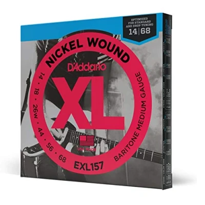 Obrázek D&#039;Addario Kytarové struny E kytara pro elektrické kytary elektrická EXL157 barytone Medium, 1468 1 kus
