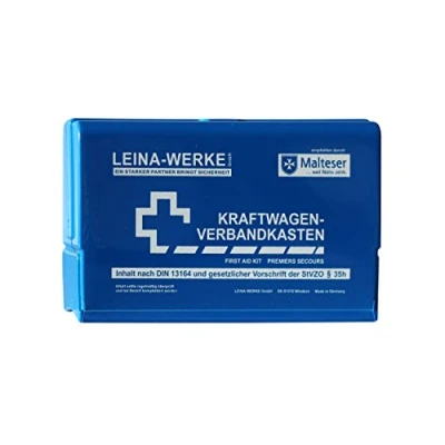 Obrázek Leina Werke 10051 autolékárnička Star II, modrá/bílá
