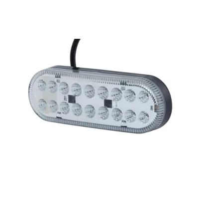 Obrázek HELLA VALUEFIT zadní světlo LED závěsné osvětlení 24V / 12V nástavba/šroubované ECE barva světelných tabulek: čiré zástrčka: otevřené konce kabelu vlevo/vpravo množství: 1 2SD 357