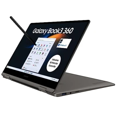 Obrázek Samsung Galaxy Book3 360 notebook, 13&quot; Full HD 60Hz displej, dotykový AMOLED, Intel Core i7 1360P, 16GB RAM, 512GB SSD, Windows 11, klávesnice QWERTZ, grafitová, včetně záruky výrobce 36