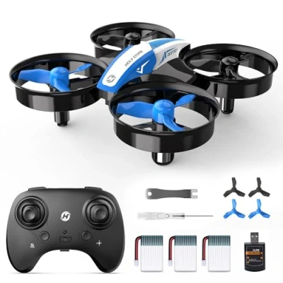 Obrázek Holy Stone Mini dron HS210 pro děti, RC kvadrokoptéra Nano se 3 akumulátory 21 min. dlouhá doba letu, nastavení výšky auta, 360 kolečka, režim zámku hlavy, One Key Start dárek začátečníky,
