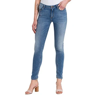 Obrázek Cross Dámské džíny Alan Skinny Jeans, Modrá (Mid Blue Used 123)