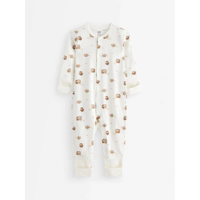 Obrázek Lindex Pyjamas WITH Foldover Pyžamo pro děti, Velikost: 68, Light dusty white