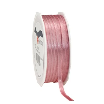 Obrázek PRÄSENT C.E. Pattberg Satin Altrosa, 50 m Satinband zum Einpacken von Geschenken, 6 mm Breite, Geschenkband Dekorieren &amp; Basteln, Dekoband, Anlass