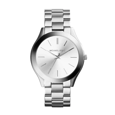 Obrázek Michael Kors SLIM Runway Hodinky silvercoloured, Ženy, Velikost: One Size, Silver coloured