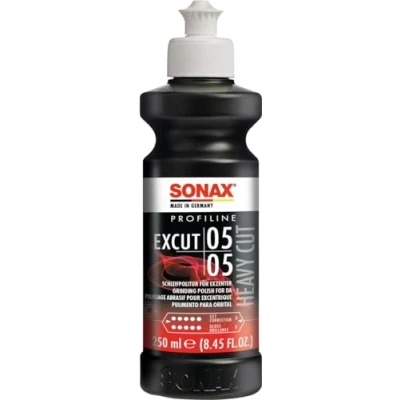 Obrázek SONAX PROFILINE ExCut 05 (250 ml) Brusná leštička na broušení poškrábaných nebo lokálně broušených vrstev laku / č. výr. 02451410