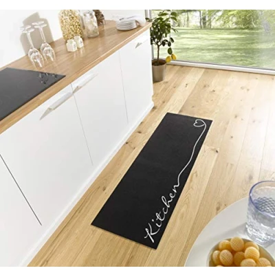 Obrázek Zala Living Cook &amp; Clean běhoun protiskluzový kobercový plochá tkanina krátký vlas koberec kuchyňský omyvatelný kuchyně na chodbu, do kuchyně, obývacího pokoje