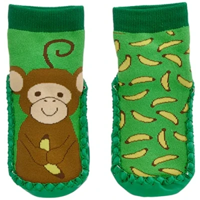 Obrázek Playshoes Unisex Kinder Hüttenschuhe Hausschuh, Grün, 22/23 EU