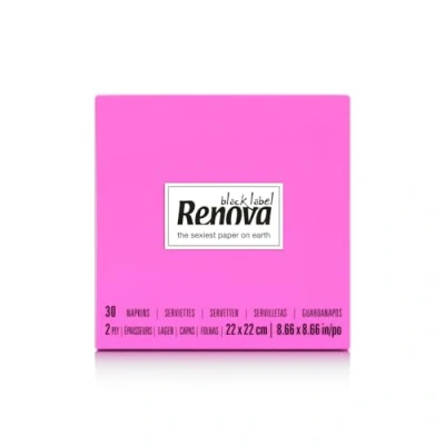 Obrázek Renova Cocktailservietten, Fuchsia, 30 Servietten
