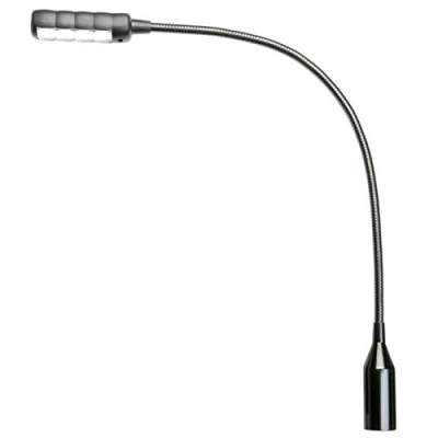 Obrázek Adam Hall Stands SLED 1 Ultra 4 Pol XLR lampa s husím krkem se COB LED černá
