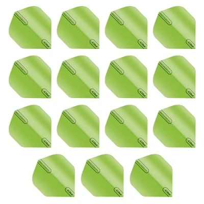 Obrázek RED DRAGON Hardcore XT Colours Extra Thick Standard Dart Flights 5 sad Per Pack (15 letek na šipky v celkem) (zelená)