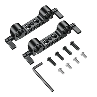 Obrázek SMALLRIG, Svorka, 15 mm tyč (2 balení) s 1/4 palcovým závitem pro 15mm Rail System 2061