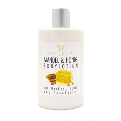 Obrázek Haslinger č. 2484, Mandle &amp; med Body Lotion s mandlovým olejem, medem a bambuckým máslem 200 ml