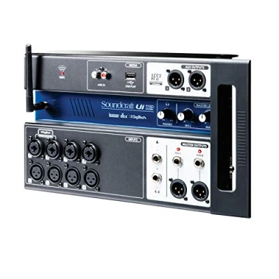 Obrázek Soundcraft Ui12 Digitální mixér s 12 kanály a dálkovým ovládáním, černý kanál kanálů