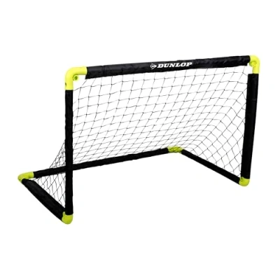 Obrázek Dunlop fotbalová branka 90 x 59 61 cm skládací pro zahradu, děti a dospělé fotbalové tréninkové příslušenství vnitřní venkovní