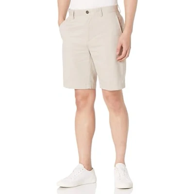 Obrázek Amazon Essentials Pánské chino šortky, 23 cm, štíhlý střih, kamenné, 33 W