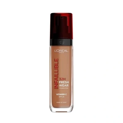 Obrázek L&#039;Oréal Paris Make up, voděodolný a dlouhotrvající, tekutý podklad s LSF 25, Infaillible 32H Fresh Wear č. 365 Deep Golden, 30 ml