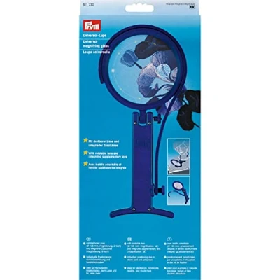 Obrázek Prym 611730 Lupe mit Bügel Magnifying Glass, Plastik, blau, 8 x 1 18 cm
