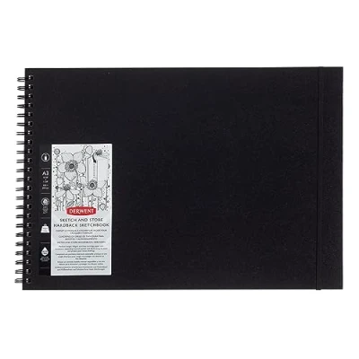 Obrázek Derwent A3 Sketch Notebook vazba (165 G/m2, 56 stran, formát na šířku)