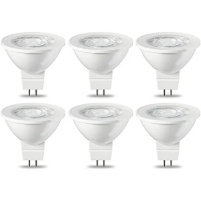 Obrázek Amazon Basics Světelný zdroj LED, GU5. 3 /MR16 Spots, 4,5 W (odpovídá 35W žárovce), teplá bílá, nestmívatelná, 6 kusů