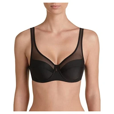 Obrázek DIM Generous Classic Underwire BRA Podprsenka s kosticemi, Ženy, Velikost: 80E, Noir