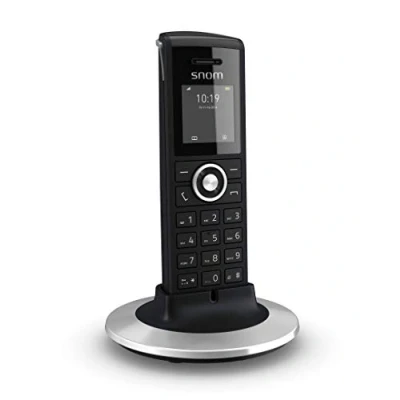 Obrázek Snom Office Handset M25 (Až 75 hodin Standby &amp; 7 Talktime, IP DECT sluchátko, TFT barevný displej) Černá
