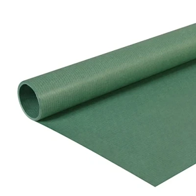 Obrázek Clairefontaine Role 195755C (barevný kraftový papír, 10 x 0,7 m, 65 g, PEFC, ideální pro vaše kutilské projekty) 1 kus tmavě zelený
