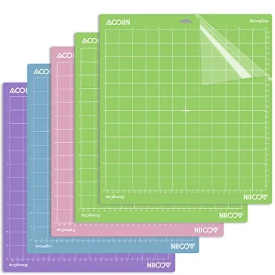 Obrázek AOOIIN Schneidematte für Cricut Explore One/Air/Air 2/Maker, 5 Packungen, Ersatzzubehör