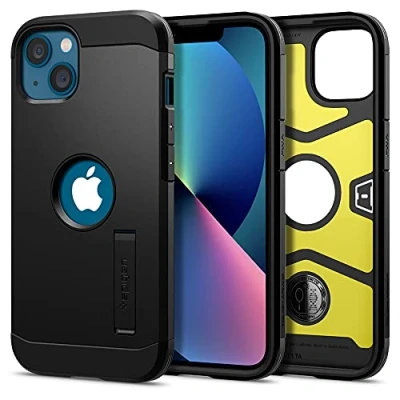 Obrázek Spigen Slim Armor CS pouzdro kompatibilní s iPhone 13 přihrádkou na karty černé