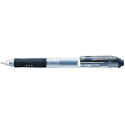 Obrázek Pentel Hybrid Gel Grip tisk kuličkové pero 0,7 mm psací hrot 0,35 šířka 12 kusů, černá