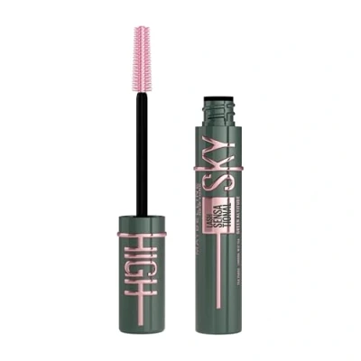 Obrázek Maybelline New York Lash Sensational Green Altitude, tmavě zelená řasenka pro nápadný oční make up, extrémní délka a plný objem, intenzivní vzhled, Sky High, 7 ml